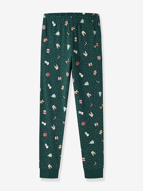 Pyjama de Noël enfant name it bleu foncé+bordeaux+moka+rouge+sable+vert foncé - vertbaudet enfant 