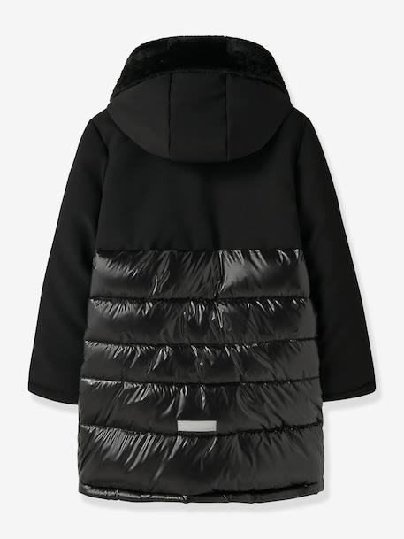 Long jacket Name It for girls black - vertbaudet enfant 