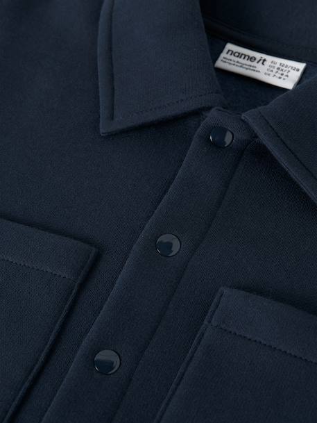 Chemise en molleton avec poches garçon name it bleu foncé - vertbaudet enfant 