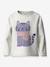 Long-sleeved T-shirt with animal motifs Name It for girls deep blue+ecru+lavender+mauve - vertbaudet enfant 
