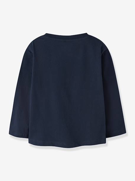 Christmas T-shirt with glitter details Name It for girls deep blue+red+sweet pink - vertbaudet enfant 