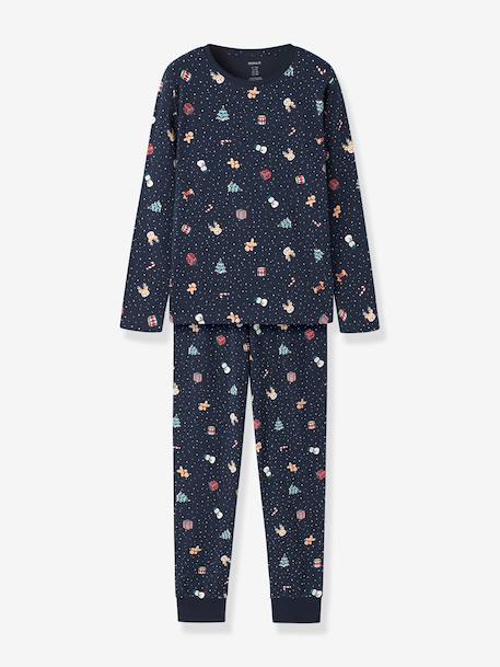 Christmas pyjamas Name It for children bordeaux red+dark green+deep blue+mocha+red+sandy beige - vertbaudet enfant 