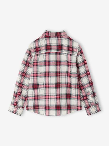 Shirt with bow tie for boys ecru - vertbaudet enfant 