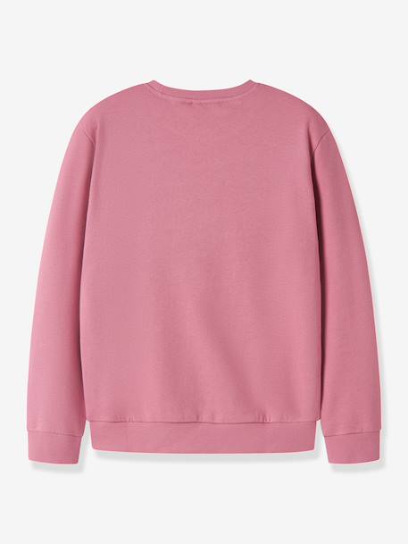 Sweat-shirt de Noël fille name it avoine+bordeaux+rose bonbon - vertbaudet enfant 