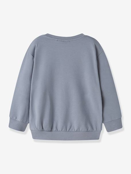 Sweat garçon motifs pelleteuse ou tracteur name it bleu foncé+gris+olive - vertbaudet enfant 