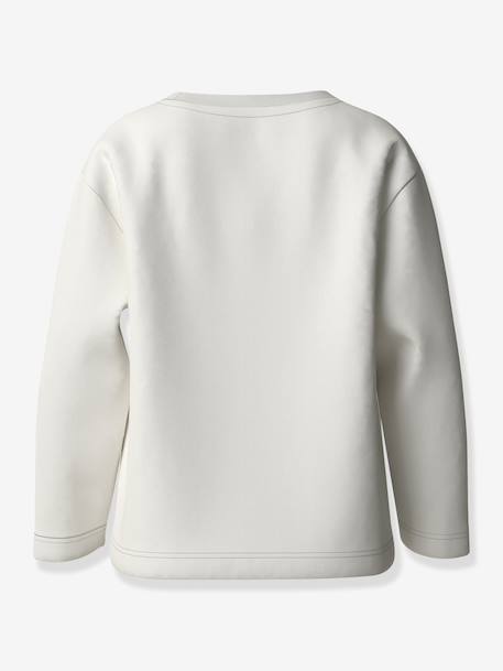 Long-sleeved T-shirt with animal motifs Name It for girls deep blue+ecru+lavender+mauve - vertbaudet enfant 