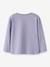 Long-sleeved T-shirt with animal motifs Name It for girls deep blue+ecru+lavender+mauve - vertbaudet enfant 