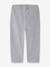 Jogging trousers in fleece with animal pattern regular fit Name It for girls bordeaux red+marl grey+mauve - vertbaudet enfant 