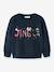 Sweat de Noël avec imprimé pailleté fille name it bleu foncé - vertbaudet enfant 