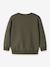 Sweat garçon motifs pelleteuse ou tracteur name it bleu foncé+gris+olive - vertbaudet enfant 
