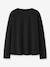 Long-sleeved T-shirt with inscriptions Name It for girls black+ecru - vertbaudet enfant 