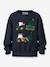Sweat-shirt de Noël garçon name it bleu foncé+bordeaux - vertbaudet enfant 