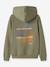 Hooded sweatshirt with inscription Name It for boys black+olive - vertbaudet enfant 