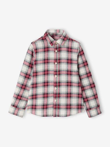 Chemise garçon avec nœud papillon écru - vertbaudet enfant 