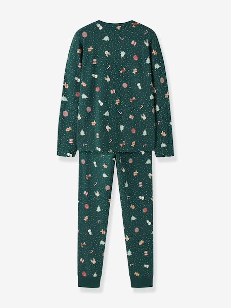 Pyjama de Noël enfant name it bleu foncé+bordeaux+moka+rouge+sable+vert foncé - vertbaudet enfant 