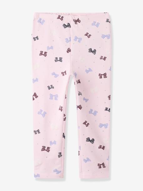 Fleece leggings Name It, adjustable waistband for girls deep blue+lavender+light pink - vertbaudet enfant 