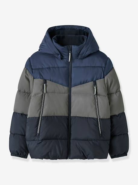 Veste matelassée avec détails réfléchissants garçon name it bleu foncé - vertbaudet enfant 