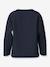 Long-sleeved T-shirt with animal motifs Name It for girls deep blue+ecru+lavender+mauve - vertbaudet enfant 
