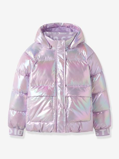 Veste matelassée brillante effet nacré fille MALAN name it rose pastel - vertbaudet enfant 