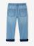 Wide-leg fleece-lined jeans for boys double stone - vertbaudet enfant 