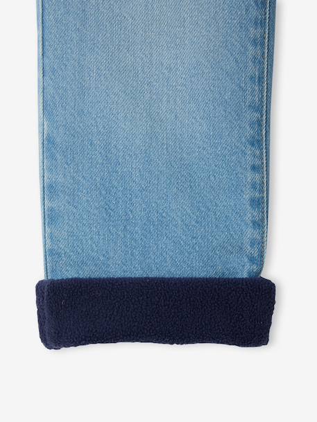 Jean large enfant garçon doublure polaire double stone - vertbaudet enfant 
