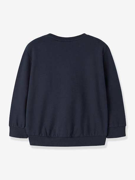 Sweatshirt with excavator or tractor motifs Name It for boys deep blue+grey+olive - vertbaudet enfant 