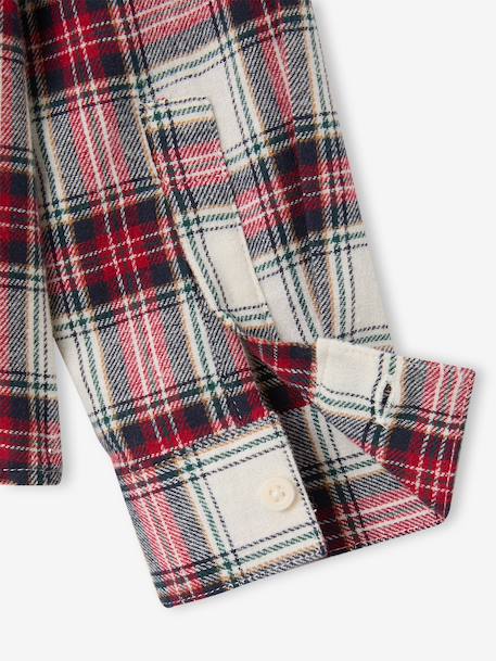 Shirt with bow tie for boys ecru - vertbaudet enfant 