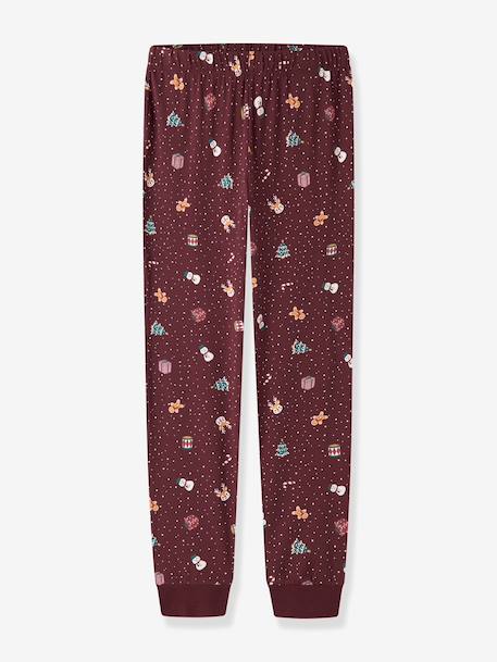 Christmas pyjamas Name It for children bordeaux red+dark green+deep blue+mocha+red+sandy beige - vertbaudet enfant 