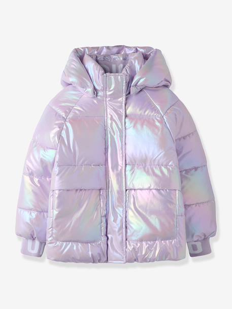 Shiny quilted jacket with pearly effect Name It for girls pastel pink - vertbaudet enfant 