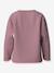 Long-sleeved T-shirt with animal motifs Name It for girls deep blue+ecru+lavender+mauve - vertbaudet enfant 