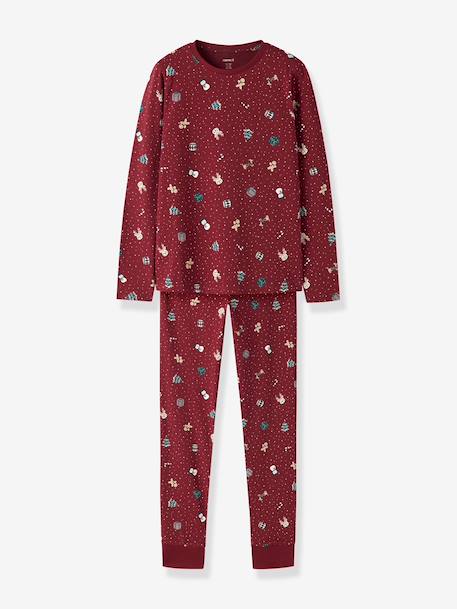 Christmas pyjamas Name It for children bordeaux red+dark green+deep blue+mocha+red+sandy beige - vertbaudet enfant 