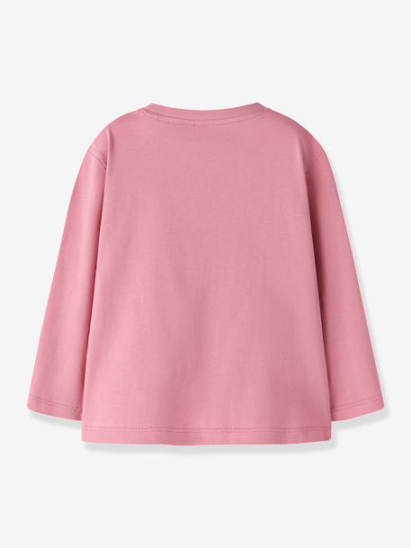 Christmas T-shirt with glitter details Name It for girls deep blue+red+sweet pink - vertbaudet enfant 