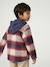 Hooded shirt for boys bordeaux red - vertbaudet enfant 