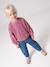 Sequinned Sweatshirt for Girls mauve+turquoise - vertbaudet enfant 