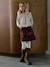 Short skirt for girls plum - vertbaudet enfant 