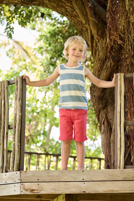 Pack of 2 Tank Tops for Boys set green+set yellow - vertbaudet enfant 