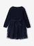 Dress and cardigan set for girls navy blue - vertbaudet enfant 