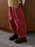 Pantalon velours balloon fille vieux rose - vertbaudet enfant 