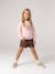 Sweat fille col rond mauve+rose pâle - vertbaudet enfant 
