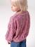 Sequinned Sweatshirt for Girls mauve+turquoise - vertbaudet enfant 