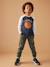 Fleece Joggers for Boys lichen+navy blue - vertbaudet enfant 
