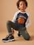 T-shirt motif ballon en relief garçon manches raglan contrastées bleu nuit - vertbaudet enfant 