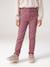 Slim trousers for girls ink blue+mauve - vertbaudet enfant 