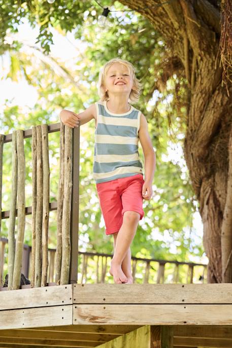 Lot de 2 débardeurs garçon lot jaune+lot vert - vertbaudet enfant 