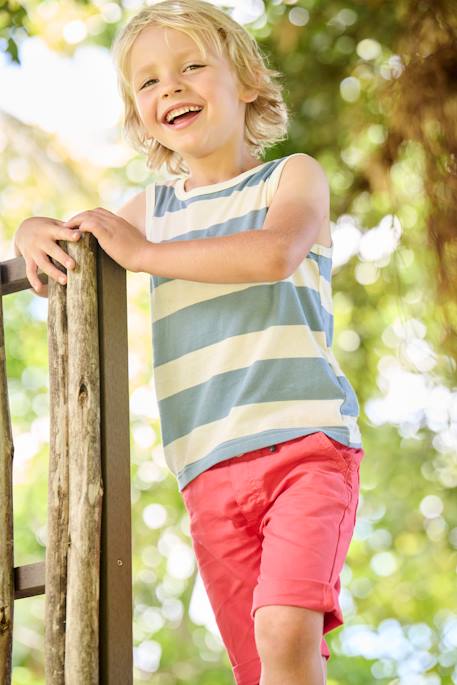 Pack of 2 Tank Tops for Boys set green+set yellow - vertbaudet enfant 