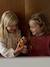 High-neck jumper for girls camel+old rose - vertbaudet enfant 