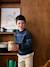 Knit jumper Jacquard for boys navy blue - vertbaudet enfant 