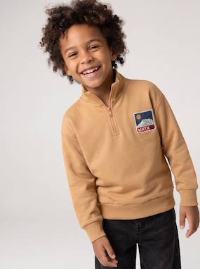 Sweat col camionneur garçon - vertbaudet enfant