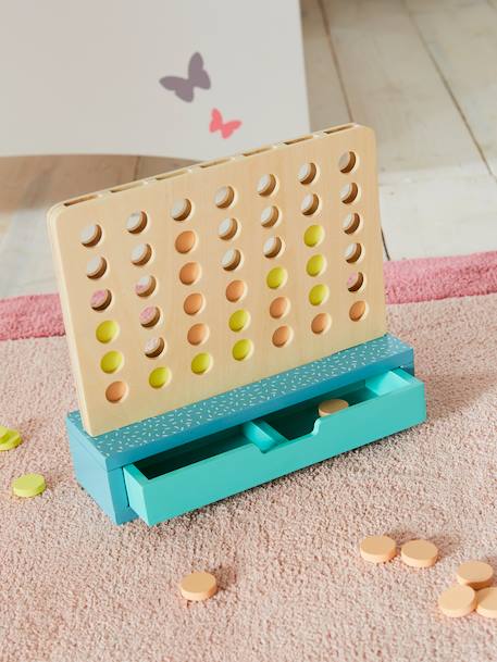 4 In a Row! Wooden Game - Wood FSC®100% Certified Multi - vertbaudet enfant 