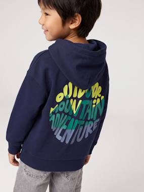 Hooded sweatshirt for boys - vertbaudet enfant